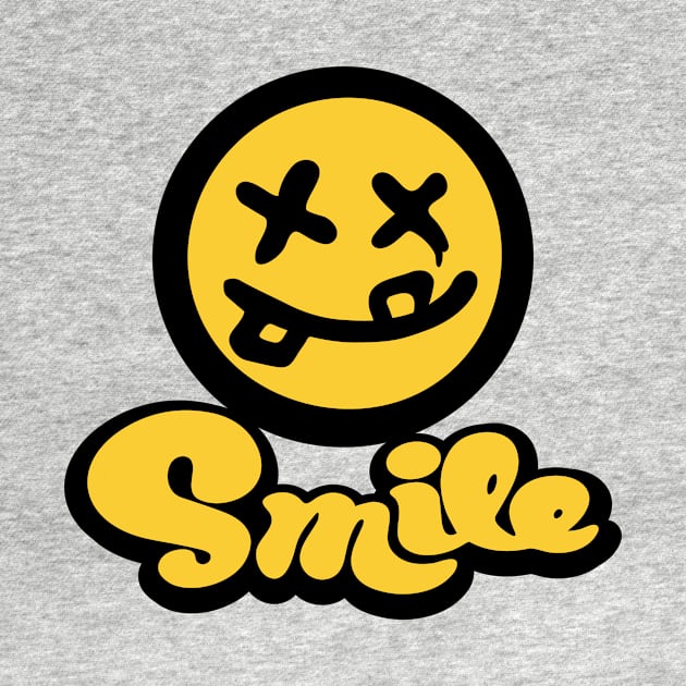 Y2K Asthetic 90'S Retro Smile Emoji Graphic by thatsy2k